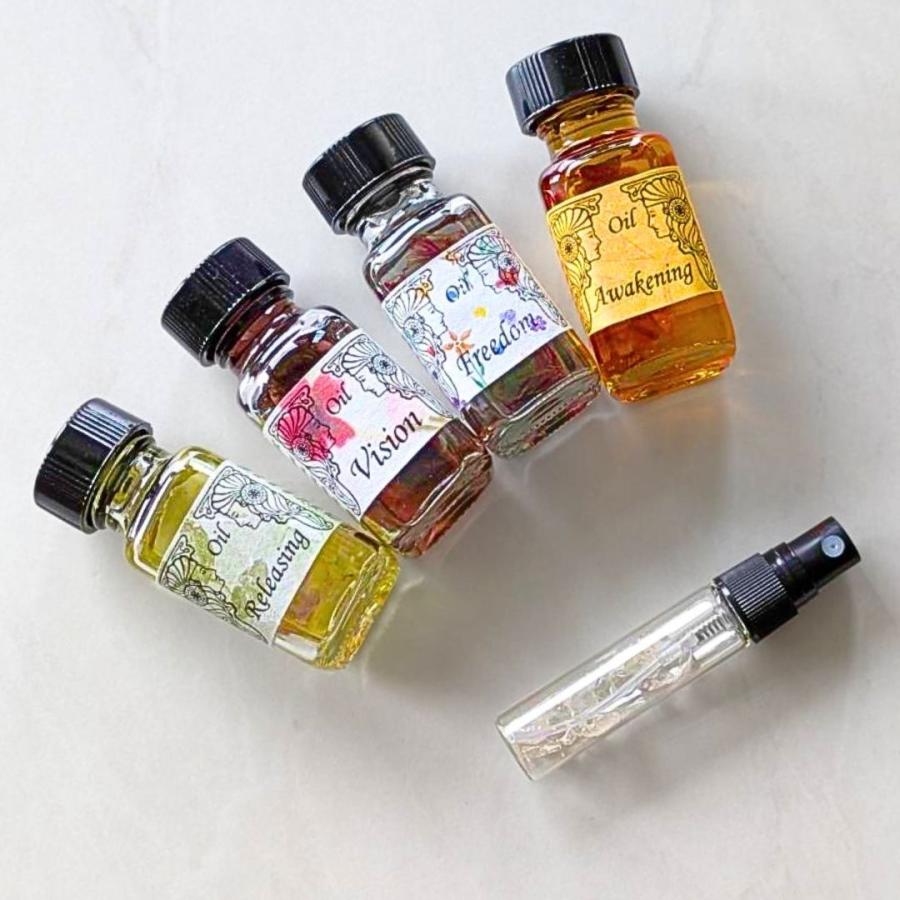 メモリーオイル スプレー 5ml 「目覚めのとき」 香り アロマ 開運 叶う 土日 発送可 人生の転機 スピリチュアル 自己実現 癒しの香り ブレンドオイル 魂の目覚め |  | 02