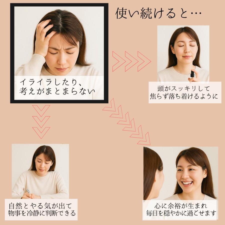 思考スッキリ＆感情安定｜メモリーオイルスプレー 「クリアハート5ml× 2本セット」 送料無料 安心感 土日祝発送可 浄化 開運 アロマ プレゼント 引き寄せ |  | 03