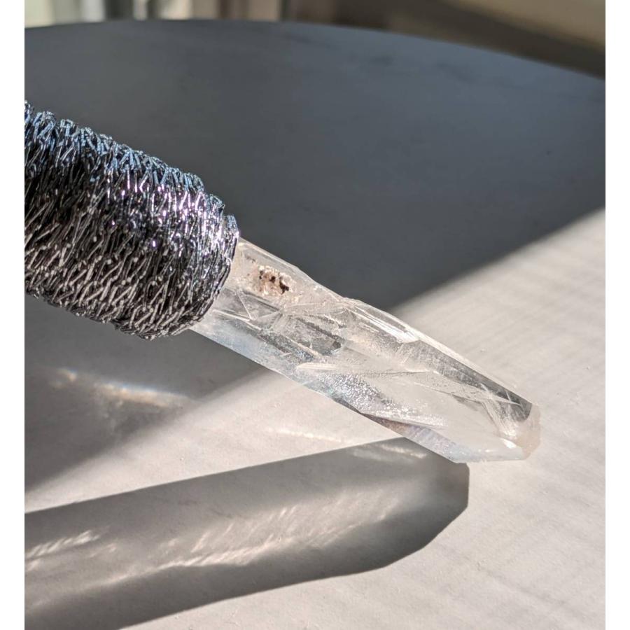 水晶とスモーキークォーツのワンド　ヒーリング　クリスタル　ワンド　W10 |  | 05