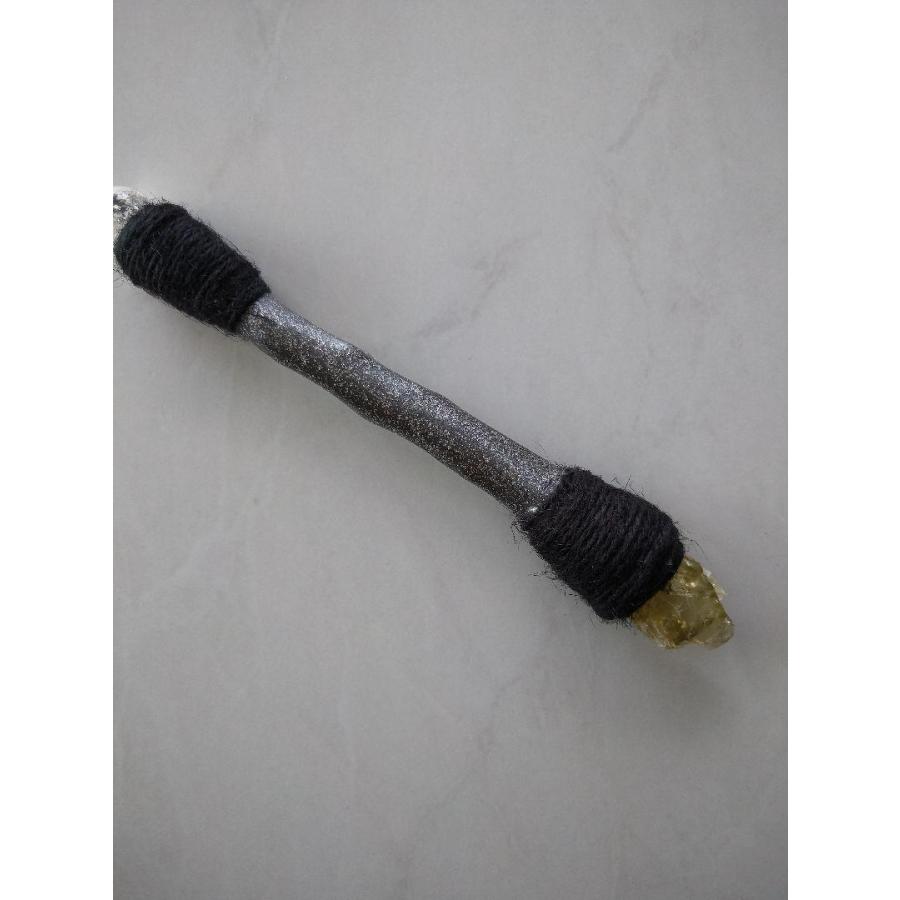 クリスタルワンド　シトリン　水晶　潜在意識 ヒーリング　瞑想　マインドフルネス w-003 |  | 02