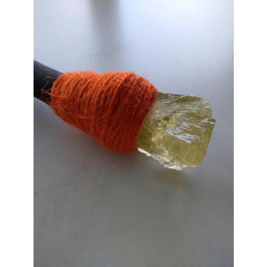 クリスタルワンド シトリン　水晶　ヒーリング　潜在意識　瞑想　マインドフルネス w-004 |  | 03