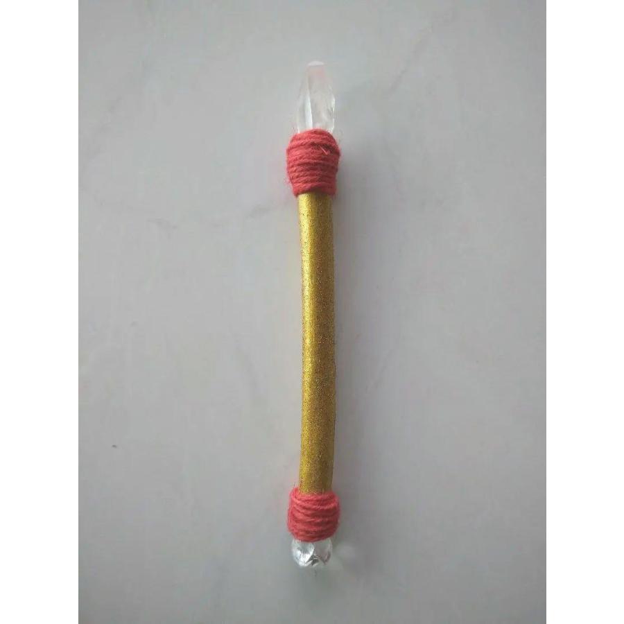 レムリアン水晶 クリスタルワンド 　ヒーリング　潜在意識  瞑想　　マインドフルネス w-006 | 