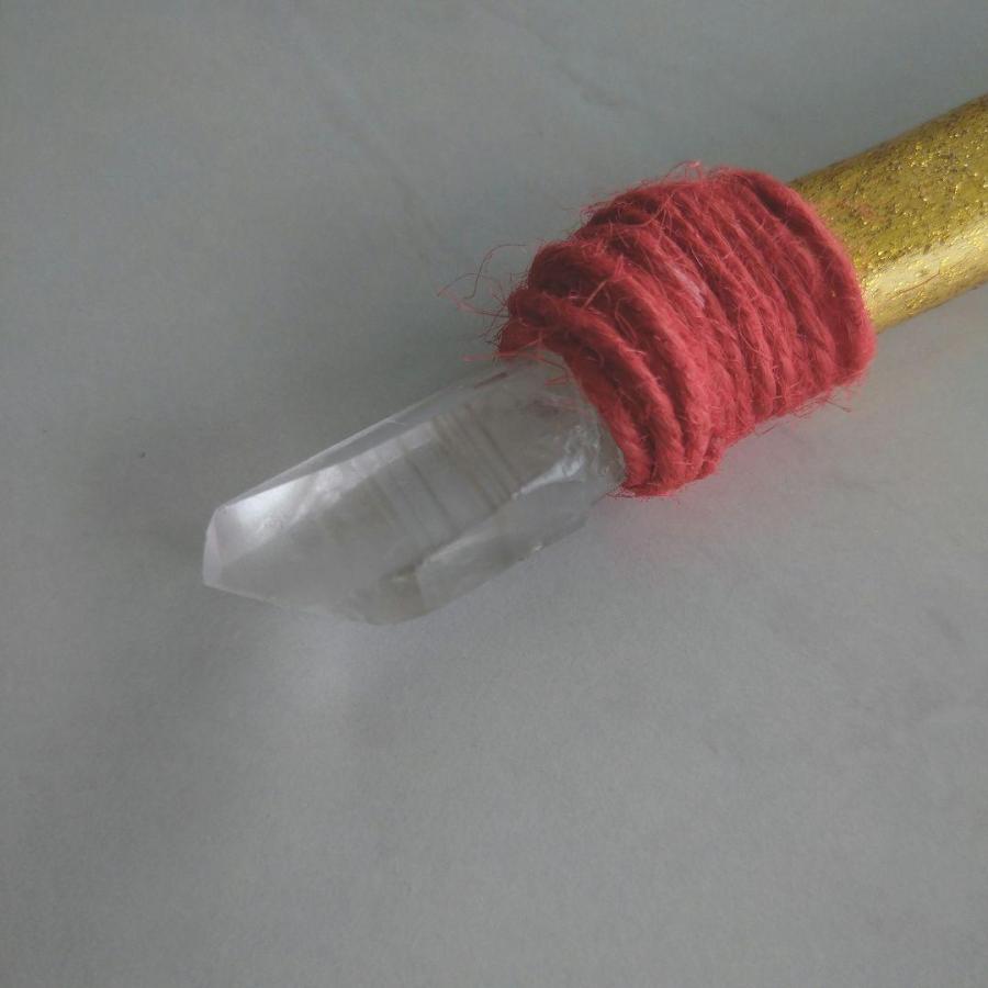 レムリアン水晶 クリスタルワンド 　ヒーリング　潜在意識  瞑想　　マインドフルネス w-006 |  | 03