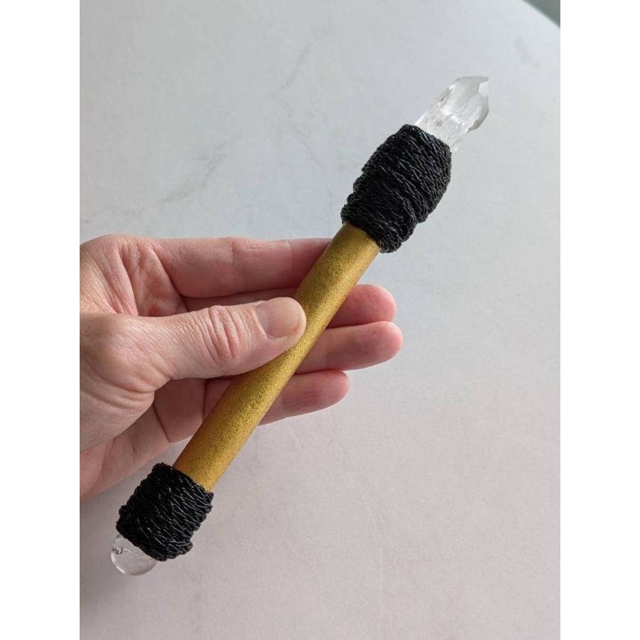 クリスタルワンド　レムリアン水晶　ヒーリング　潜在意識  マインドフルネス w-009 |  | 05