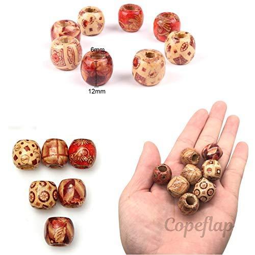 ウッドビーズ 500個 ミックス 木製ビーズ ウッド 木 木製 ビーズ  