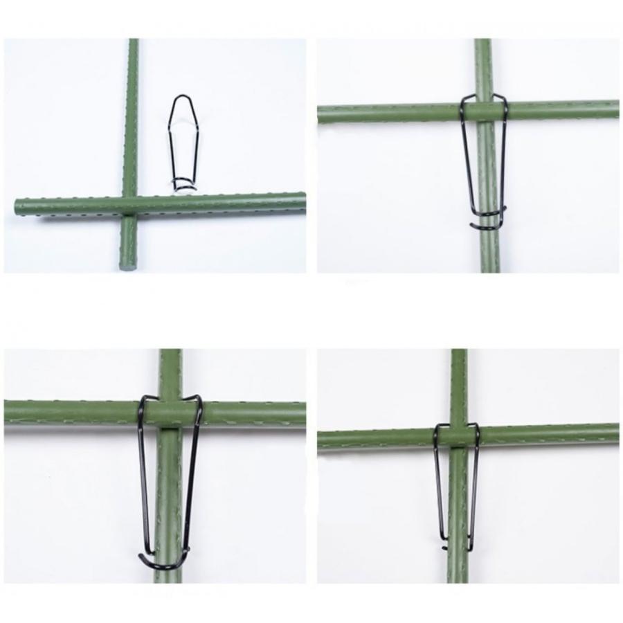 菜園クロスバンド 16mm 20本 支柱 固定 園芸 園芸支柱 ジョイント 園芸