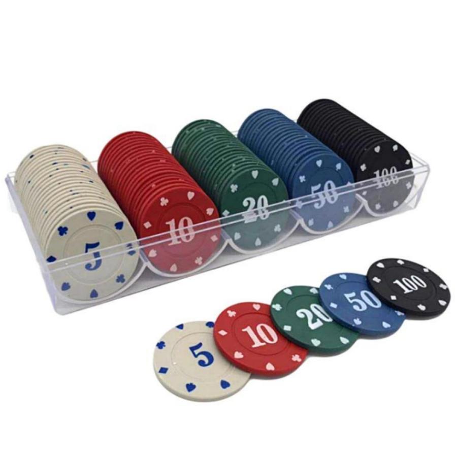 カジノチップ 100枚 カジノチップセット ポーカー チップセット