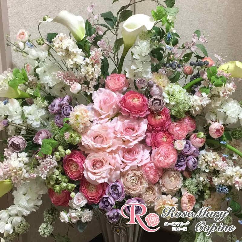 【超美品】 高級造花　造花　ギフト　アーティフィシャルフラワー　アーティシャルフラワー　お祝い　新築祝い　開院祝い　開店祝い　プレゼント　オーダー 【UOI3192624754】(112000円)