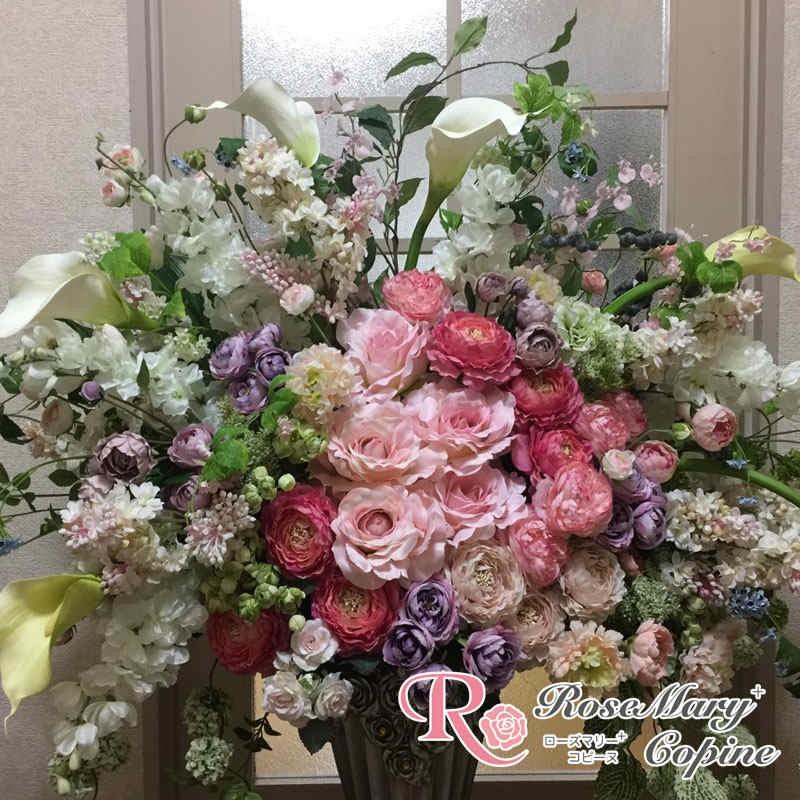 【超美品】 高級造花　造花　ギフト　アーティフィシャルフラワー　アーティシャルフラワー　お祝い　新築祝い　開院祝い　開店祝い　プレゼント　オーダー 【UOI3192624754】(112000円)