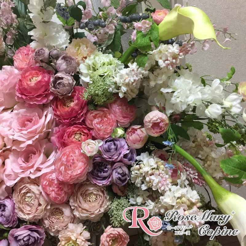 【超美品】 高級造花　造花　ギフト　アーティフィシャルフラワー　アーティシャルフラワー　お祝い　新築祝い　開院祝い　開店祝い　プレゼント　オーダー 【UOI3192624754】(112000円)