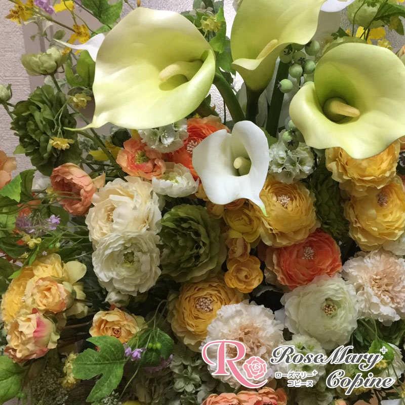 高級造花　造花　ギフト　アーティフィシャルフラワー　アーティシャルフラワー　お祝い　新築祝い　開院祝い　開店祝い　プレゼント　オーダー 花束、アレンジメント
