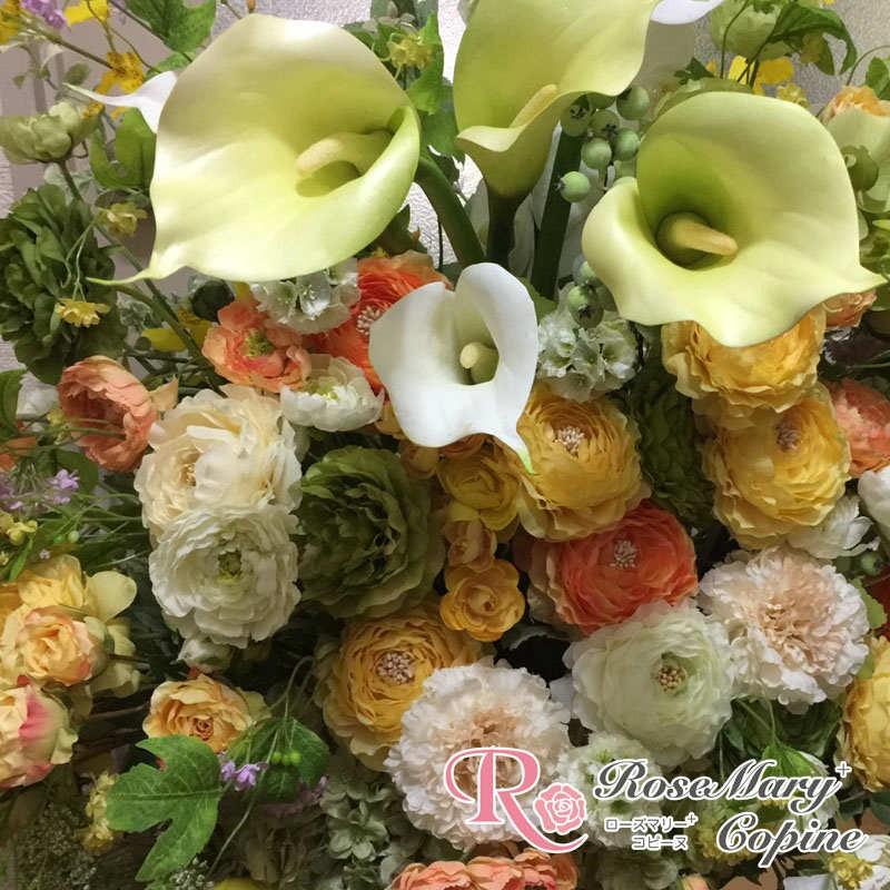 高級造花　造花　ギフト　アーティフィシャルフラワー　アーティシャルフラワー　お祝い　新築祝い　開院祝い　開店祝い　プレゼント　オーダー 花束、アレンジメント