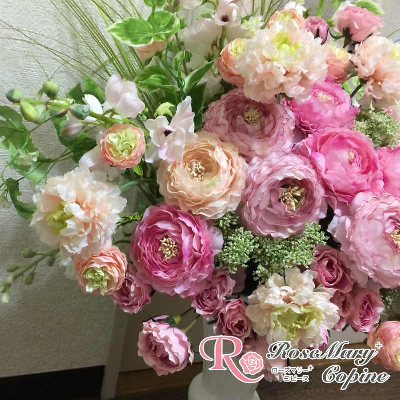 【新品 未使用 日本製】 高級造花　造花　ギフト　アーティフィシャルフラワー　アーティシャルフラワー　お祝い　新築祝い　開院祝い　開店祝い　プレゼント　オーダー 【QGW6898341545】(24200円)