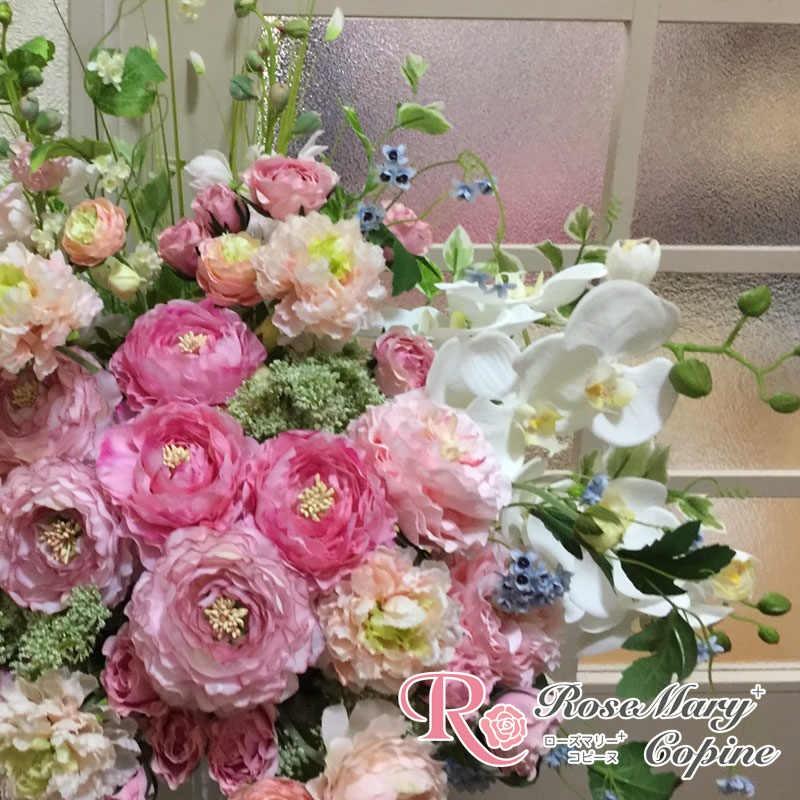 【新品 未使用 日本製】 高級造花　造花　ギフト　アーティフィシャルフラワー　アーティシャルフラワー　お祝い　新築祝い　開院祝い　開店祝い　プレゼント　オーダー 【QGW6898341545】(24200円)