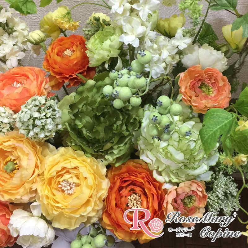 高級造花　造花　ギフト　アーティフィシャルフラワー　アーティシャルフラワー　お祝い　新築祝い　開院祝い　開店祝い　プレゼント　オーダー 