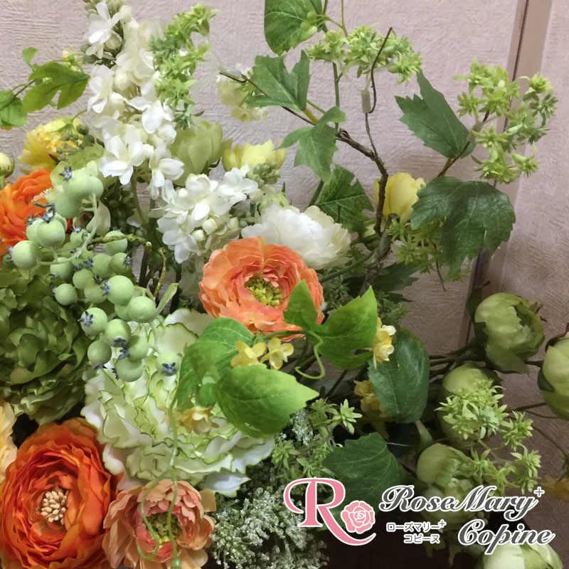 高級造花　造花　ギフト　アーティフィシャルフラワー　アーティシャルフラワー　お祝い　新築祝い　開院祝い　開店祝い　プレゼント　オーダー 