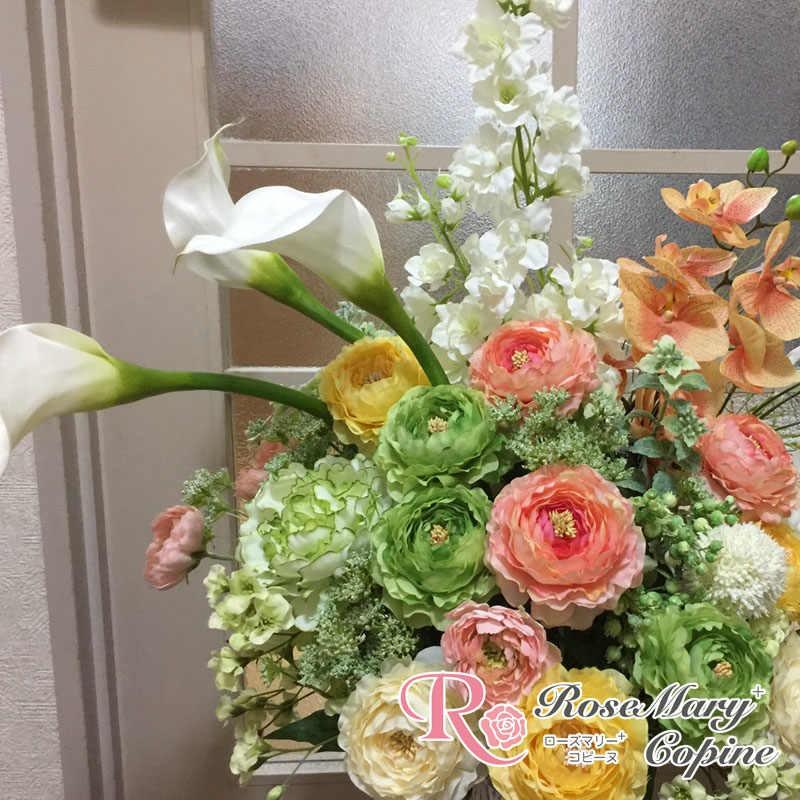 高級造花　造花　ギフト　アーティフィシャルフラワー　アーティシャルフラワー　お祝い　新築祝い　開院祝い　開店祝い　プレゼント　オーダー 