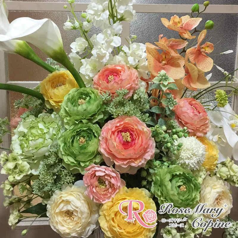 高級造花　造花　ギフト　アーティフィシャルフラワー　アーティシャルフラワー　お祝い　新築祝い　開院祝い　開店祝い　プレゼント　オーダー 
