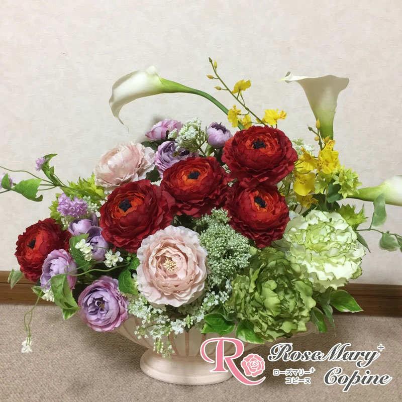 高級造花　造花　ギフト　アーティフィシャルフラワー　アーティシャルフラワー　お祝い　新築祝い　開院祝い　開店祝い　プレゼント　オーダー