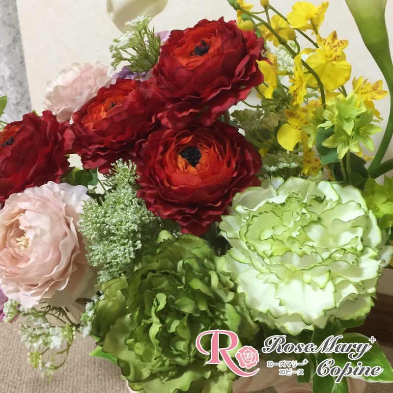 高級造花　造花　ギフト　アーティフィシャルフラワー　アーティシャルフラワー　お祝い　新築祝い　開院祝い　開店祝い　プレゼント　オーダー 