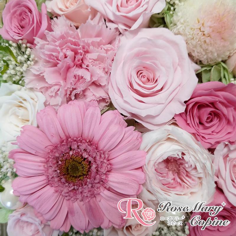 プリザーブドフラワー 花 ギフト 壁掛け ボックスアレンジ 結婚祝い