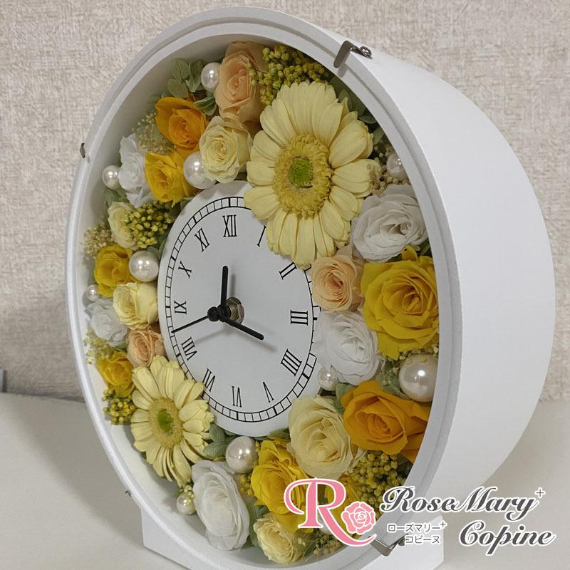 魅了 プリザーブドフラワー 時計 花時計 結婚祝い 還暦祝い 誕生日 お祝い 贈り物 プレゼント ギフト 送料無料 Fc 016 正規激安 Www Thedailyspud Com
