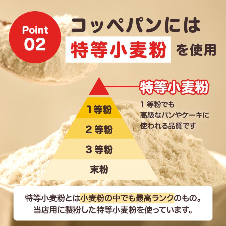 1000円ポッキリ コッペパン専門店 コッペニーニ お試し2本セット お取り寄せ 個包装 パン コッペパン パニーニ ホットサンド 惣菜パン おかずパン 調理パン｜coppetei｜12