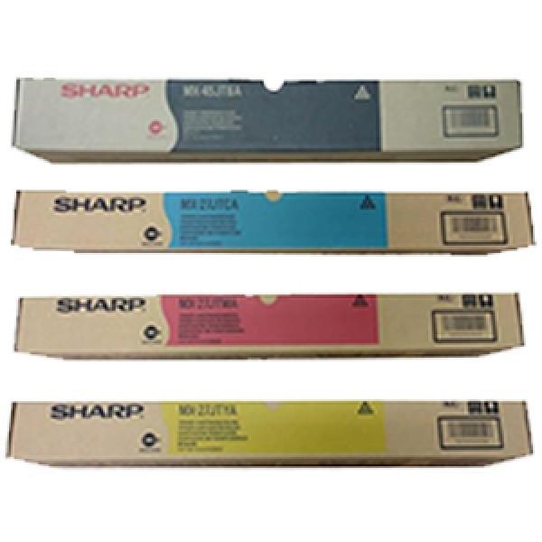 ☆シャープ複合機用純正トナー MX‐27JT 4色 合計8本 新品未使用☆ ☆シャープ複合機用純正トナー MX‐27JT 4色 合計8本 新品未使用☆