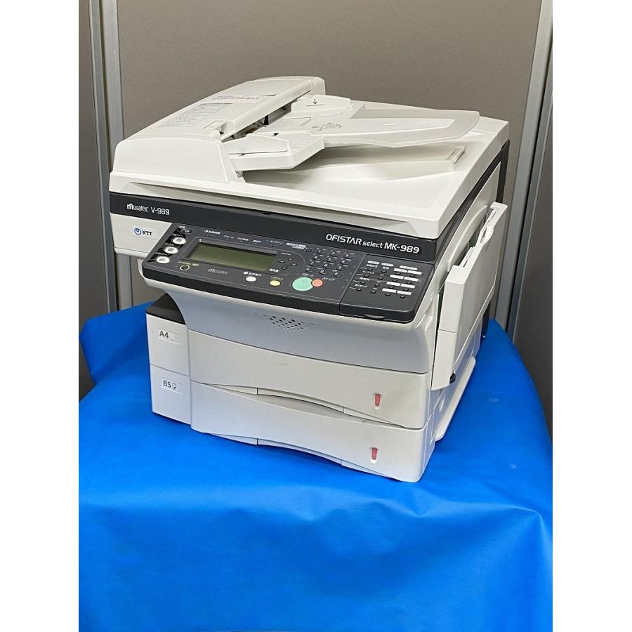 muratec ムラテック B4 卓上 モノクロ FAX 複合機 V-989 ＝OEMモデル