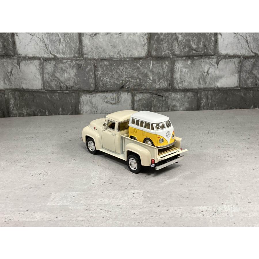 Volkswagen ミニカーセット ４台セット Amazon | ファニーワーゲンバス メタリック4色 4台セット