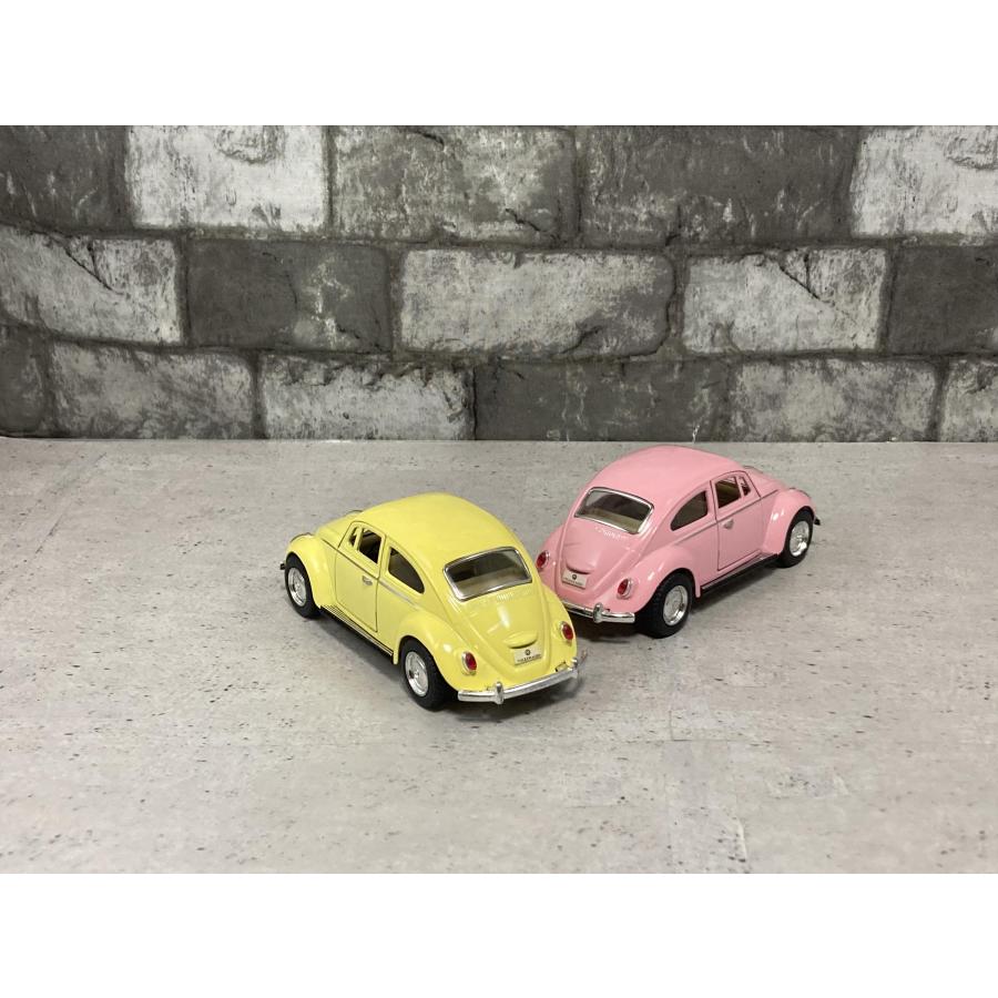 KinSMART 4台セット 1967 クラシックビートル パステルカラー