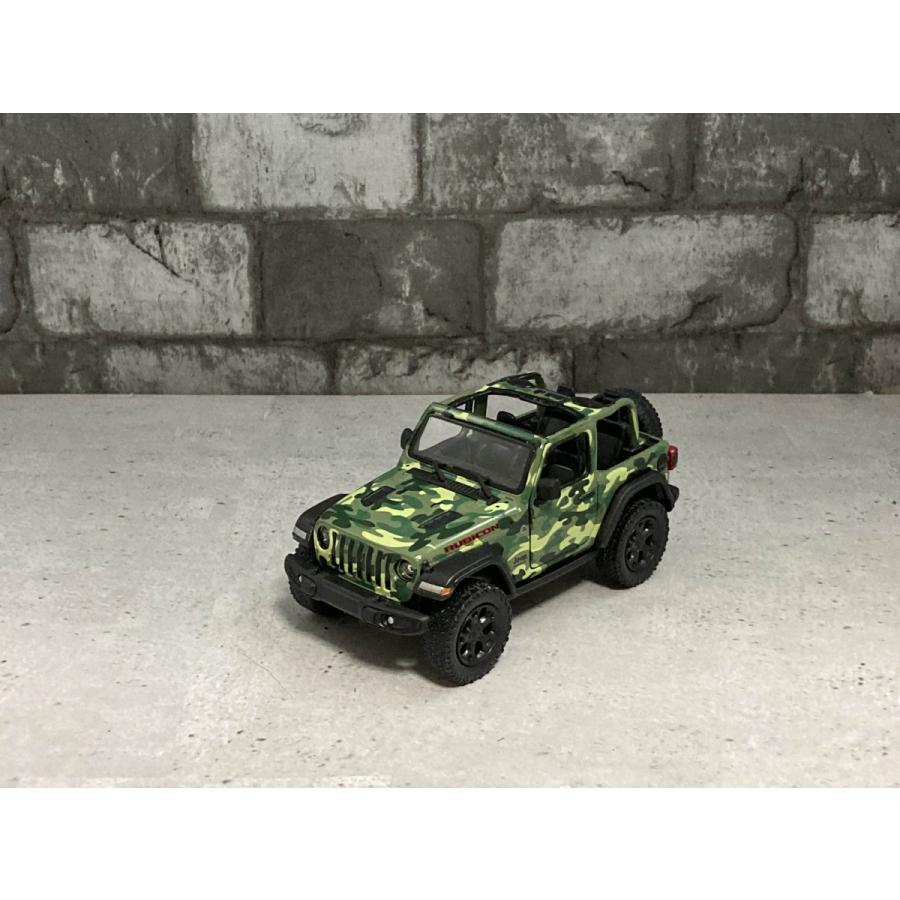 KinSMART 2018 ジープ ラングラー 迷彩 オープントップ 1:34 Jeep