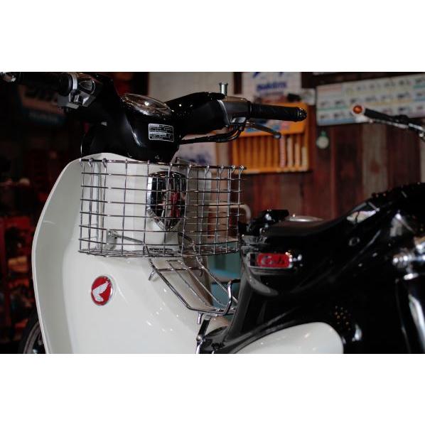 スーパーカブ HONDA ホンダ C125 専用 レッグシールド 内側 バスケット