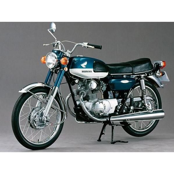 ベンリィ CB125:CB93:CB100 ロングシート:クロムモールなし : レトロ