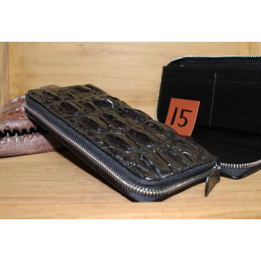 No15 最高級モデル！尾〜腹部分皮革 シャムクロコダイル 20mm極薄