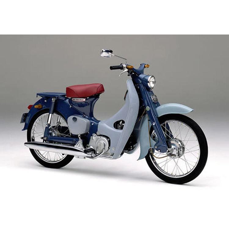 HONDA ホンダ スーパーカブ 初期型 C100 C50 C65 用 レトロブルー ＡＢＳ樹脂製サイドカバー 得トク2WEEKS0410｜coracaocollection2｜06