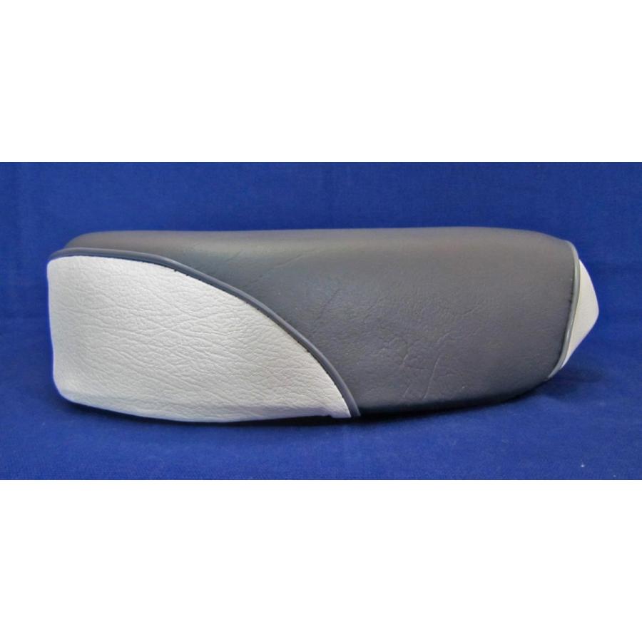 HONDA 　カブ　C125 純正シート グレー/ホワイト　新品未使用品 スーパーカブ HONDA ノーマル(80mm厚) シングルシート ホンダ グレーx