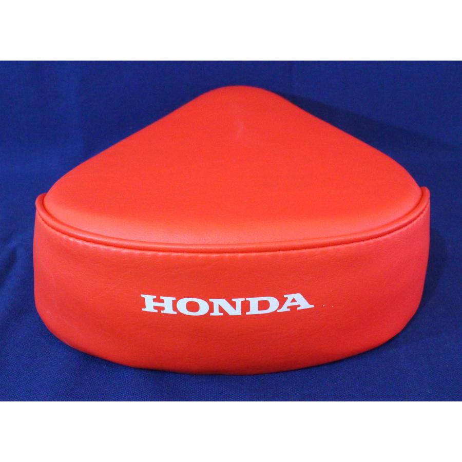 スーパーカブ 純正シングルシート ホンダロゴ入り スーパーカブ HONDA ノーマル(80mm厚) シングルシート ホンダ 朱色 赤