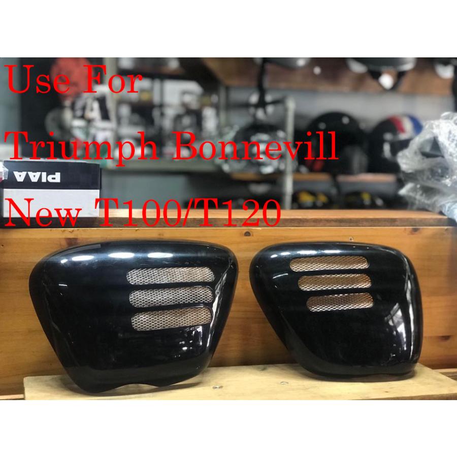 TRIUMPH トライアンフ ボンネビルT100 サイドカバー 水冷 TRIUMPH（トライアンフ） 純正部品グレード：Triumph Bonnevill
