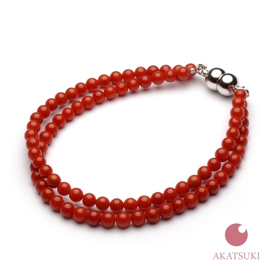 春バーゲン 特別送料無料 地中海産赤珊瑚 ブレスレット Silver 4mm 2連 三月 誕生石 期間限定 30 Off Www Yalaphone Com