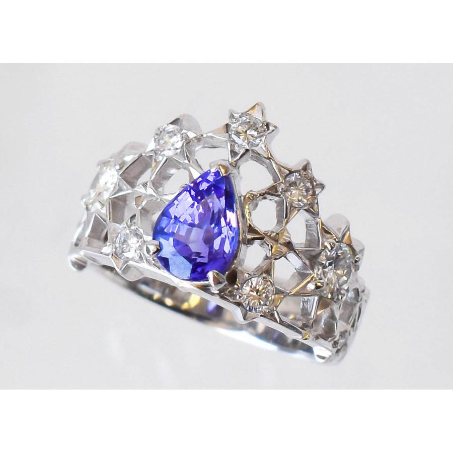 保証書付き※タンザナイト Pt900リング Pt900 タンザナイト リング 3.22ct ダイヤモンド 指輪 12月誕生石 11号