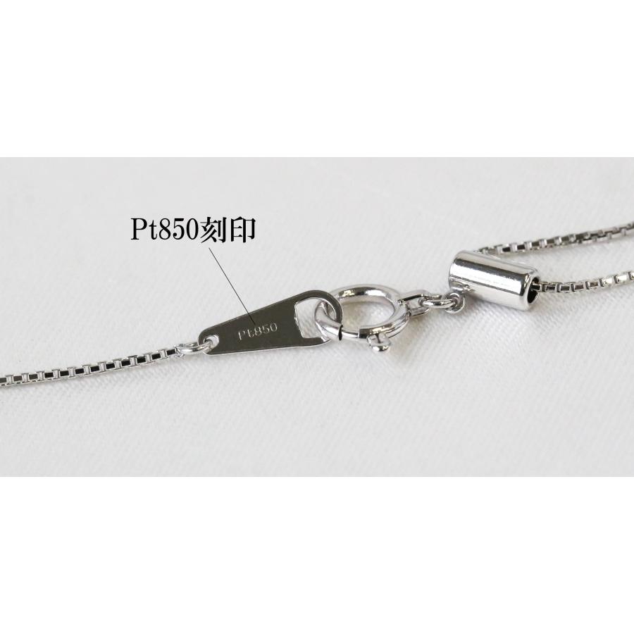 Pt900 ダイヤモンド ネックレス 1.05ct 5連 45cm 4月誕生石 保証書付き 