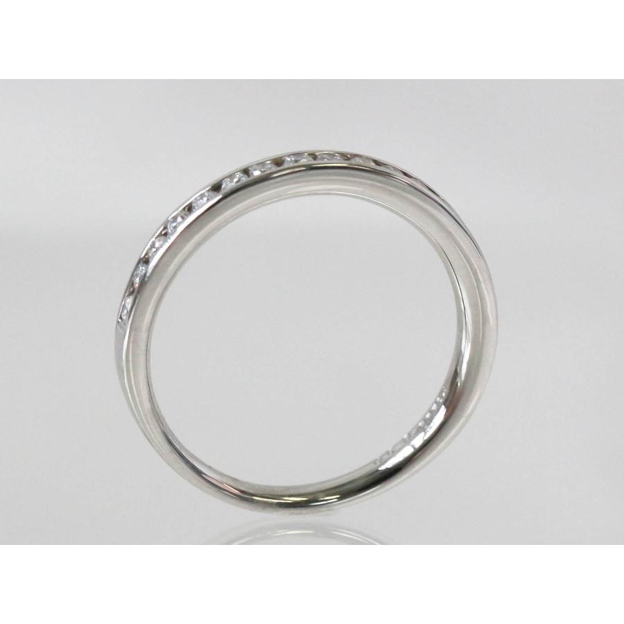 Pt900 ダイヤモンド リング 0.3ct ハーフエタニティ 12号 上品 プラチナ 指輪 レディース　宝石保証書付き Diamond Ring Half Eternity 0.3ct Platinumの画像