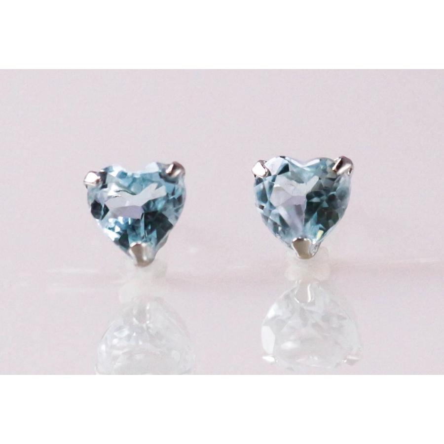 pekomimi様:::アクアマリン Pt900 エメラルドカットピアス プラチ