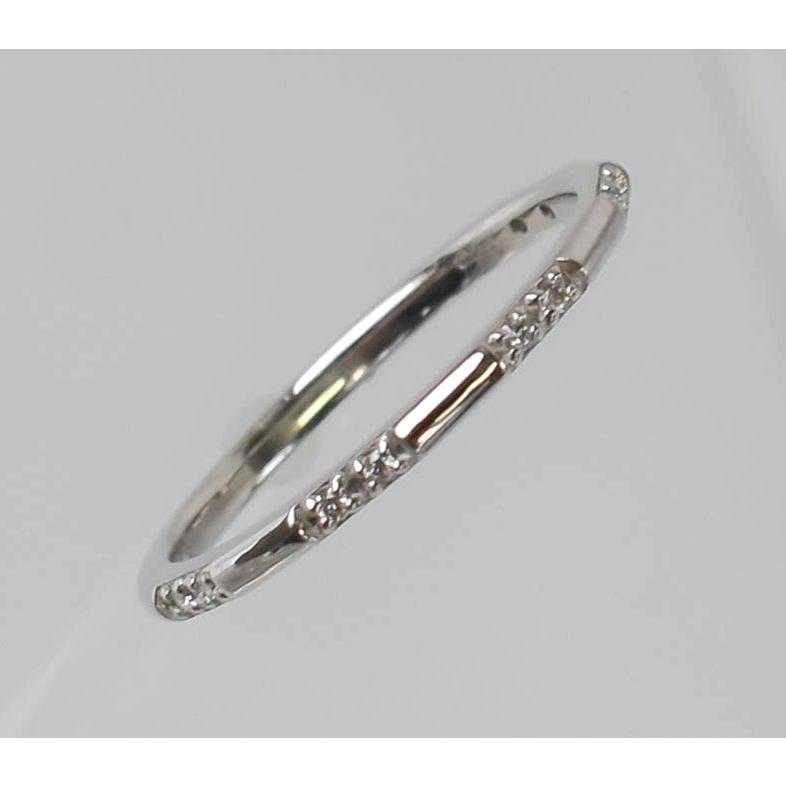 Pt850 ダイヤモンド リング プラチナ 指輪 １０号 0.05ct 10石 重ねづけ 宝石保証書付き プレゼント ジュエリー Diamond Ring Platinum Pt850の画像