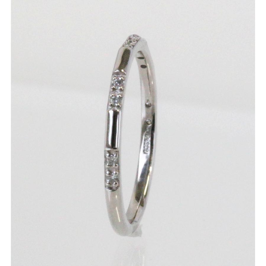 Pt850 ダイヤモンド リング プラチナ 指輪 １０号 0.05ct 10石 重ねづけ 宝石保証書付き プレゼント ジュエリー Diamond Ring Platinum Pt850の画像