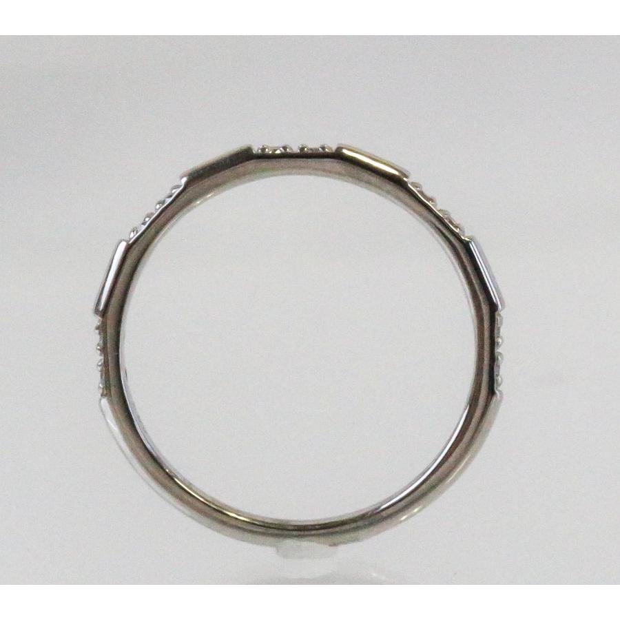 Pt850 ダイヤモンド リング プラチナ 指輪 １０号 0.05ct 10石 重ねづけ 宝石保証書付き プレゼント ジュエリー Diamond Ring Platinum Pt850の画像