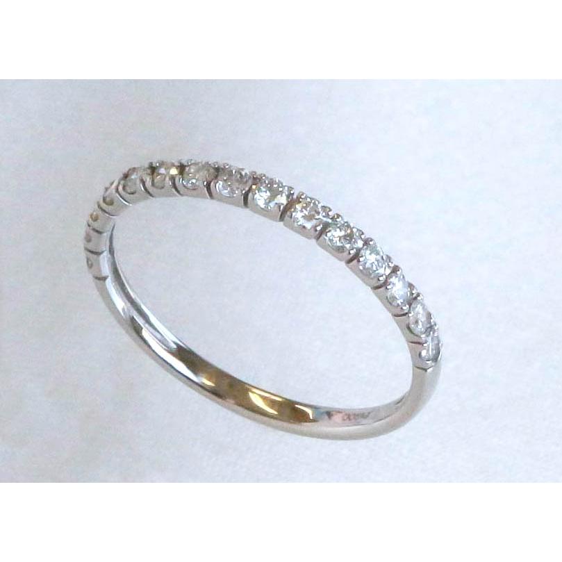 ダイヤモンド リング Pt900 指輪 プラチナ 細め 0.3ct ハーフ