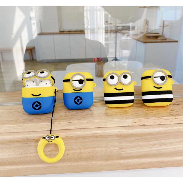 日本初の Airpodsケース ミニオン 囚人 かわいい キャラクター シリコン カバー イヤホン 収納 エアーポッズ プロ ケース Babylonrooftop Com Au