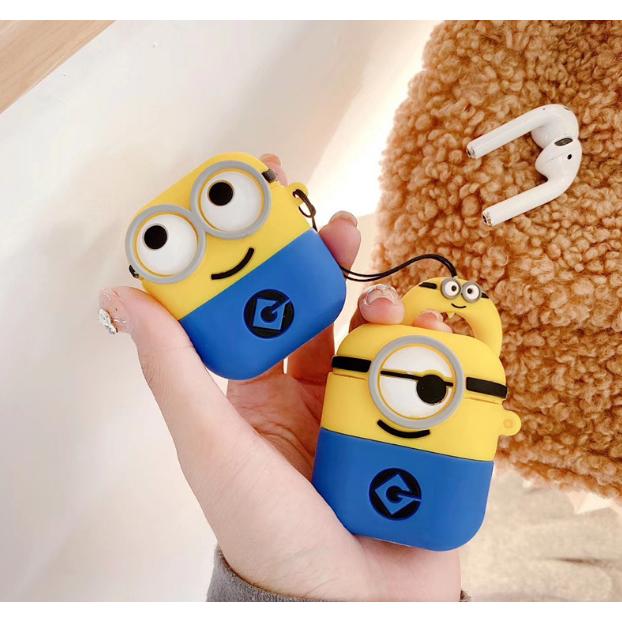 日本初の Airpodsケース ミニオン 囚人 かわいい キャラクター シリコン カバー イヤホン 収納 エアーポッズ プロ ケース Babylonrooftop Com Au